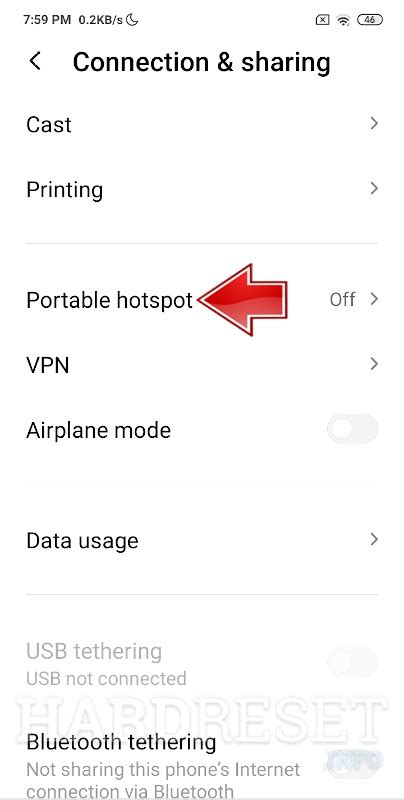 How Do You Turn On And Turn Off REDMI Note 9 Pro Portable Hotspot