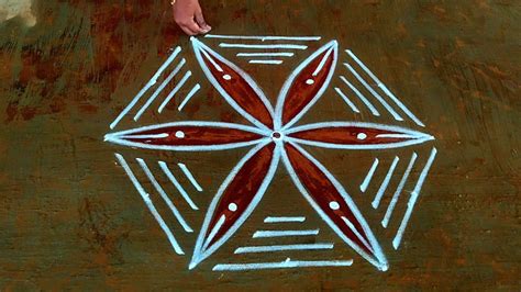 New Year Kolam Margazhi Madham Easy Padi Kolam Kolameasy