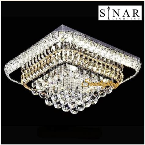 Jual Lampu Hias Plafon Premium Kristal Remote Di Lapak Sinar