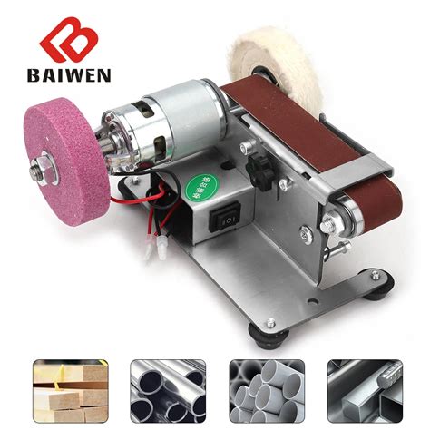 Speed Belt Sander Grinder Knife Sharpener Mini Electric Belt Sander