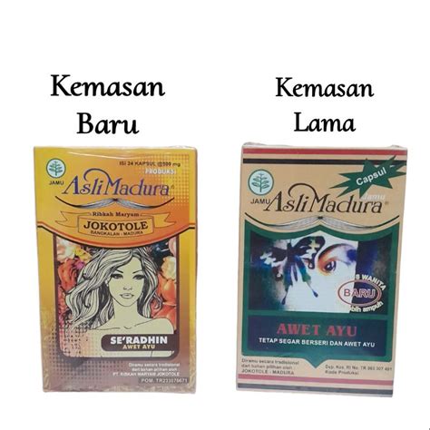 Jual Jamu Awet Ayu Kapsul Jokotole Asli Madura Shopee Indonesia