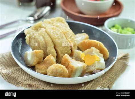 Pempek Or Empek Empek Is A Savoury Indonesian Fishcake Delicacy Made