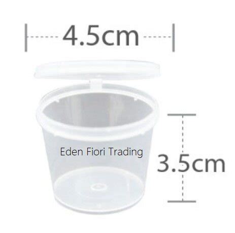 100 S 1oz 2oz 3oz 4oz PP Sauce Container Round Disposable Plastic