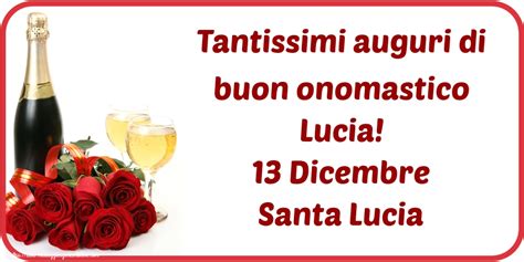 Cartoline Di Santa Lucia Tantissimi Auguri Di Buon Onomastico Lucia