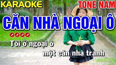 C N Nh Ngo I Karaoke Tone Nam Beat B N T Nh Karaoke Youtube