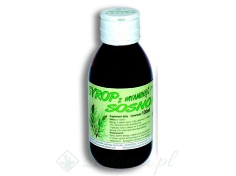 SYROP SOSNOWY Z WITAMINĄ C 100 ml HERBAPOL KRAKÓW Ziolowa pl