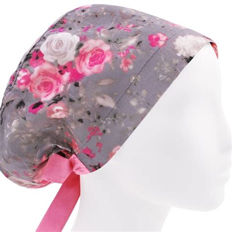 Scrub Cap Surgical Scrub Hat Surgery Caps Scrub Hats Rose Etsy