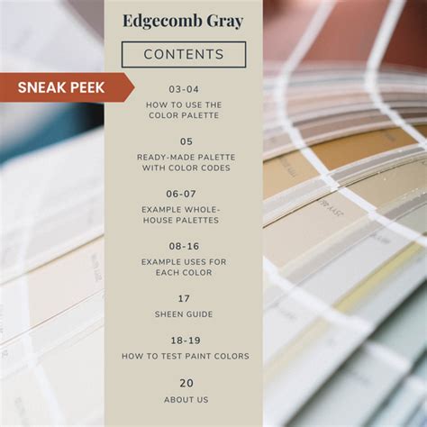 Benjamin Moore Edgecomb Gray Color Palette Guide | Color Concierge ...