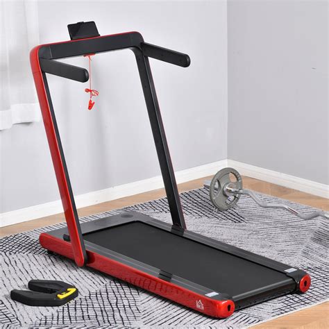 Homcom Electric Folding Treadmill Home Running Walking W Bluetooth Sp