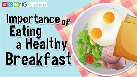 Importance Of Eating A Healthy Breakfast Youtube