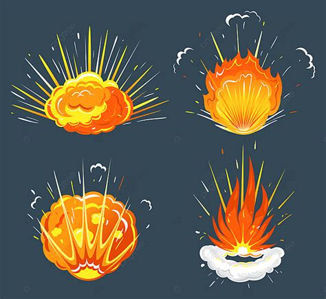 Dynamite Explosion Vector Design Images, Cartoon Explosion Blast ...