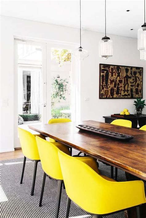 yellow-dining-chairs - Centered by Design