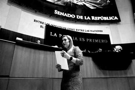 Senadora Alejandra Reynoso S Nchez Para Referirse Al Dictamen En