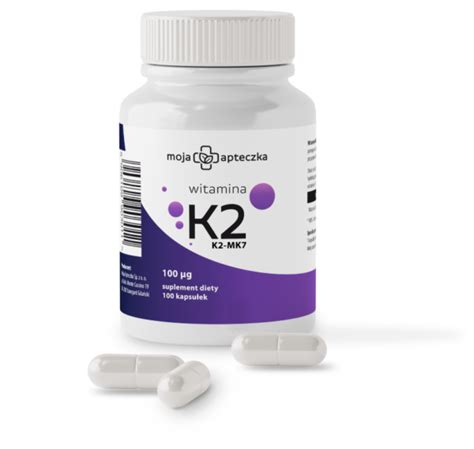 Witamina K2-MK7 100 μg - 100 kapsułek - Moja Apteczka Sp. z o.o.