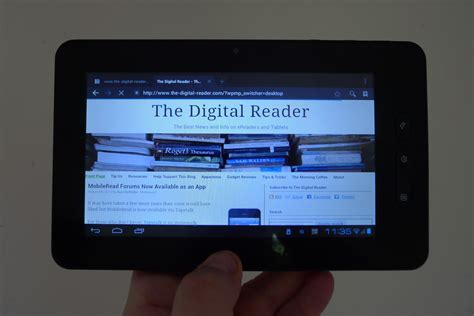 A Short Review of the Visual Land Connect Android Tablet | The Digital Reader