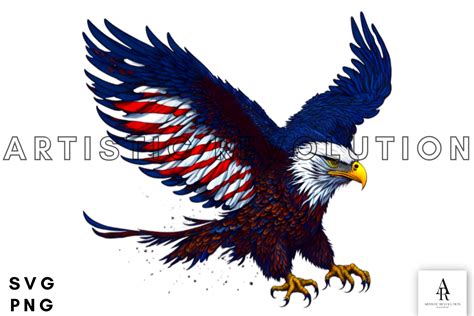 Usa Patriotic Eagle Flag Svg Th Of July Graphic By Artistic Revolution