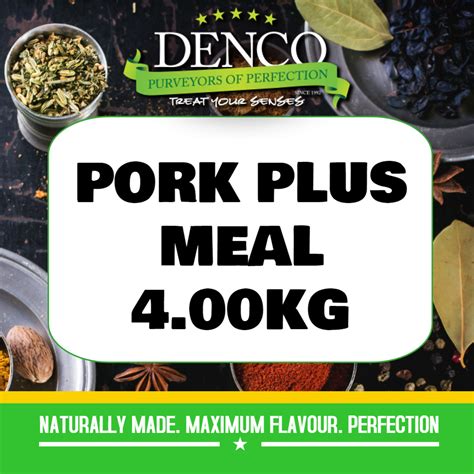 Denco Pork Plus Sausage Meal Premix Seasoning 4kg Bag Gluten Free Kay Apparel Aprons And