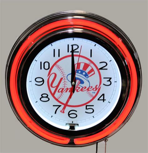 New York Yankees Neon Clock/free shipping