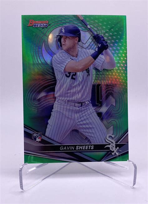 2022 Bowman S Best Refractor Green Gavin Sheets 3 99 RC White Sox EBay