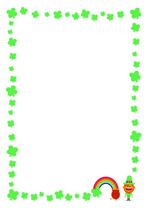 Free Printable St Patricks Day Stationery Free Printable