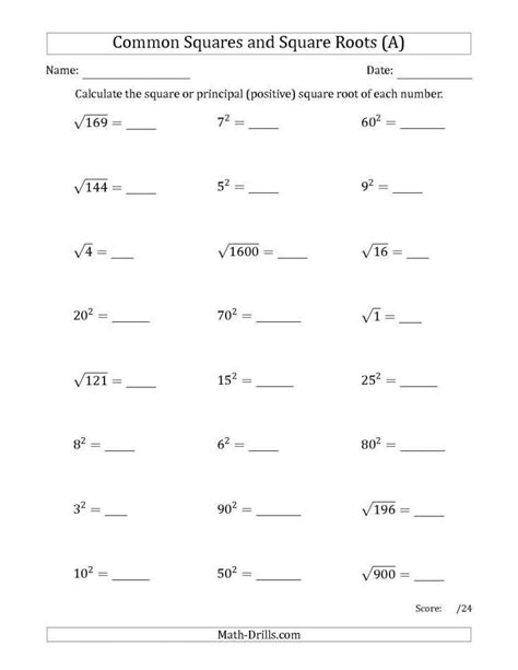 7 7th Grade Advanced Math Square Roots Worksheet Square Roots Estimating Square Roots Text