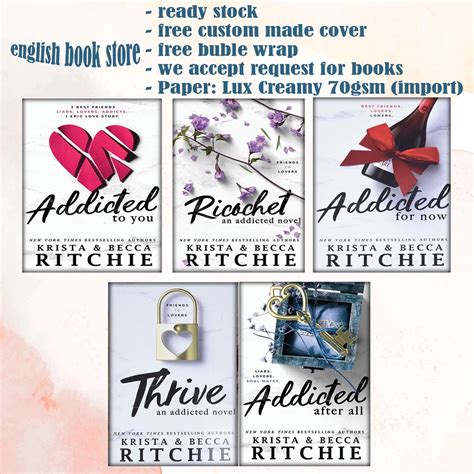 Jual Addicted To You Ricochet Addicted For Now Thrive Addicted