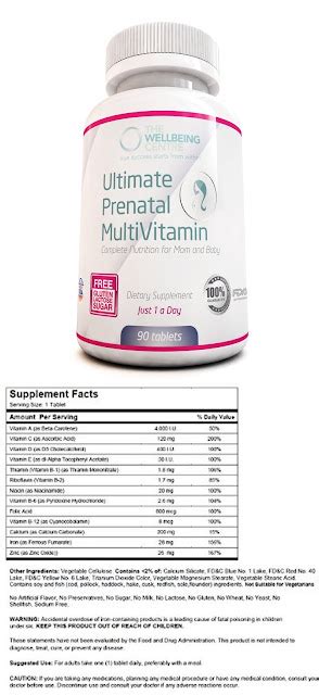 Prenatal Vitamins Hair Growth