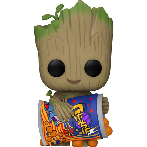 Pre Order Funko I Am Groot With Cheese Puffs Pop Vinyl Figure