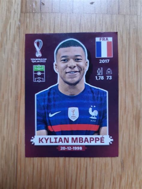 Panini Bild WM 2022 Kylian Mbappé Kaufen auf Ricardo