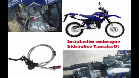 Instalación embrague hidráulico en Yamaha dt YouTube