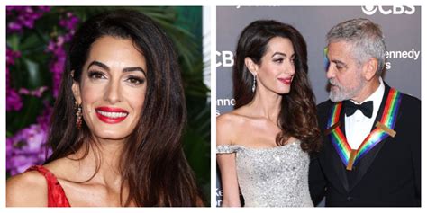 Nymphe Du Lac D Argent Amal Clooney Dans Une Robe Mille Paillettes