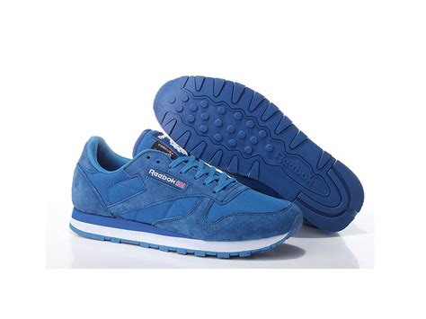 Reebok Classic Leather Suede Blue ⋆ кроссовки садовод