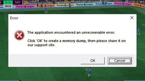 Fix Fifa The Application Encountered An Unrecoverable Error