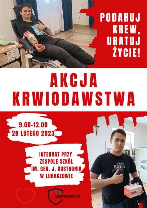 Szkolna Akcja Krwiodawstwa Zesp Szk W Lubaczowie