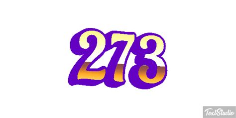 273 Number Animated  Logo Designs