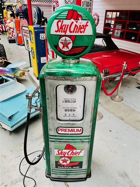 Texaco Sky Chief Tokheim T American Gas Pump From