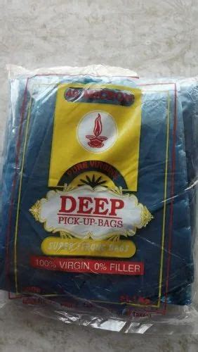 LDPE Recyclable LD Blue China Jabla Carry Bag For Grocery Bag Size