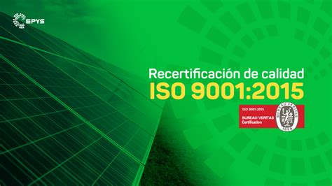 Recertificaci N De Calidad Iso Epys Material El Ctrico