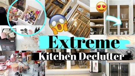 Extreme Kitchen Declutter Inspired By Marie Kondo Konmari Method