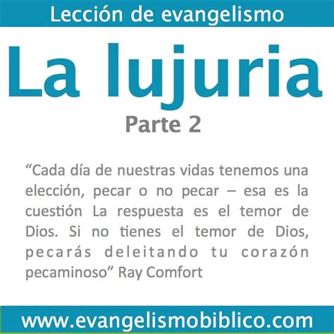 Lujuria En La Biblia Pecado Consecuencias Y Liberaci N Iglesia Del