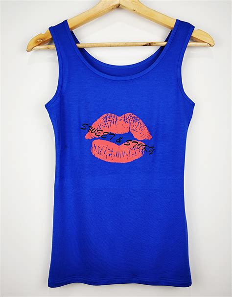 Design Ladies Personalized Tank Top With Custom Printed Logo