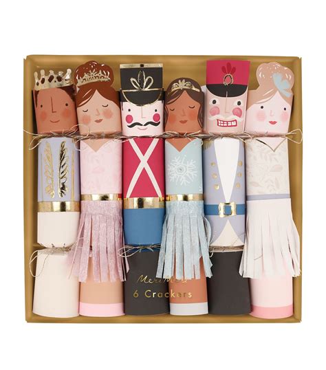 Meri Meri Nutcracker Christmas Crackers Set Of 6 Harrods US