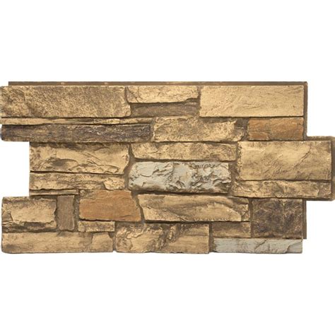 Panels - Faux Stone Siding - Stone Veneer Siding - The Home Depot