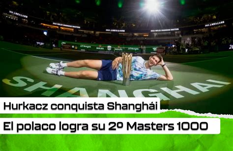 Hubert Hurkacz se corona campeón del ATP Masters 1000 Shanghái 2023