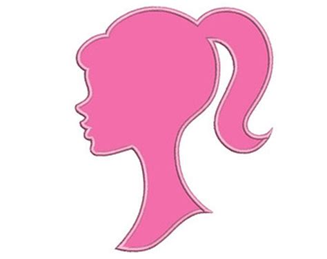 Free Barbie Head Silhouette, Download Free Barbie Head Silhouette png ...