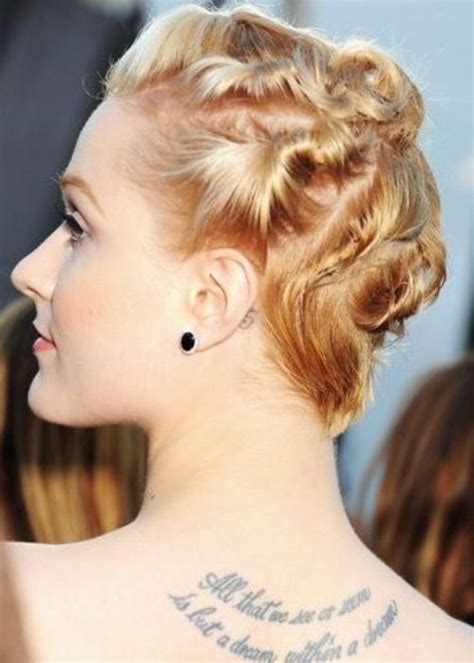 18 Pretty Updos For Short Hair Clever Tricks With A Handful Of Hairgrips Pop Haircuts