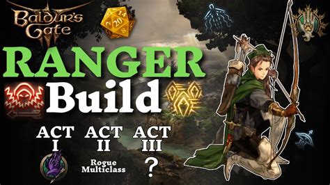 Baldur S Gate Ranger Guide Gloomstalker Multi Class Build Youtube