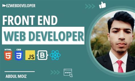 Be Your Front End Web Developer In React Js Html Css Bootstrap By