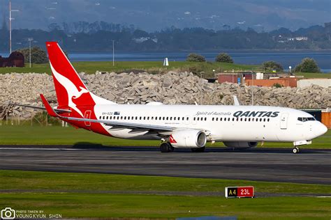 Qantas B737 800 Vh Xzg Taken At Nzaaakl Youngkyun Shin Flickr