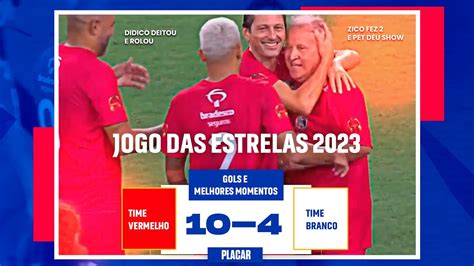 JOGO DAS ESTRELAS Time Vermelho X Time Branco ZICO ADRIANO